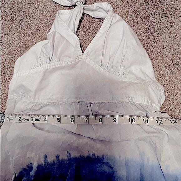 Nwot Tommy Bahama Dress size S white fading and blending into shades of blue. - Picture 4 of 5